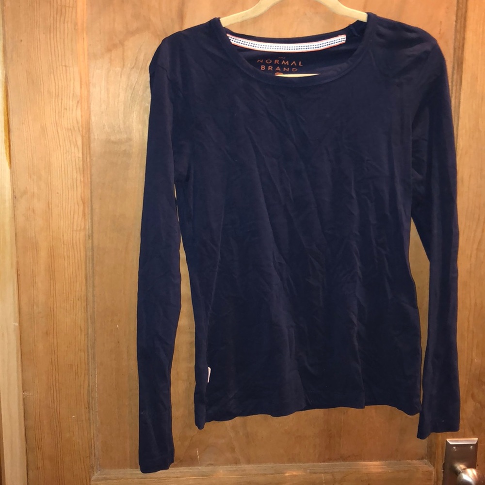 Normal brand plain blue top